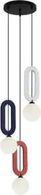 Italux modern függeszték masso fehér piros kék szürke itxpnd-59839-3-mlti