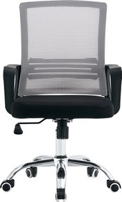 Irodai szék, háló szürkésbarna TAUPE/szövet fekete, APOLO 2 NEW