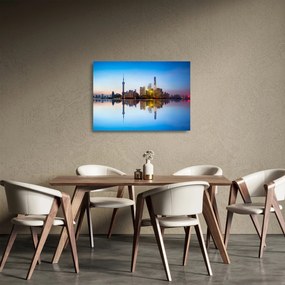 Egy kép a reggeli égboltról Sanghaj felett (üvegen) (70x50 cm)