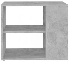 betonszürke szerelt fa kisszekrény 60 x 30 x 50 cm
