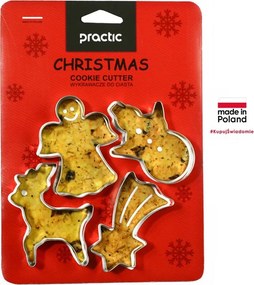 SĂŒtemĂ©nyforma karĂĄcsonyi lyukasztĂłk 4db-os