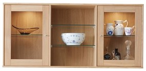 Függő tálalószekrény tölgyfa dekorral, világítással 133x61 cm Mistral - Hammel Furniture