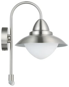 EGLO 87105 - Kültéri szenzoros fali lámpa SIDNEY 1xE27/60W IP44