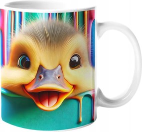 Bögre Kacsa Édes Arc Csodálatos Színek "3D hatás" 330ml