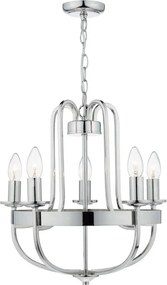 DAR LIGHTING HEY0538 HEYTHROPE Modern Csillár Nikkel E14 IP20