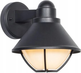 Kerti Fali Lámpa Homlokzati Lámpa IP44 Fekete E27