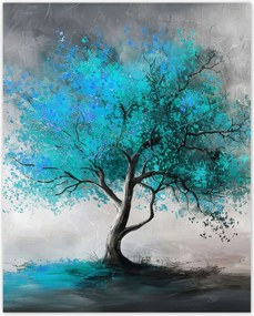 Poszterek 40x50 Kék fa Modern Art