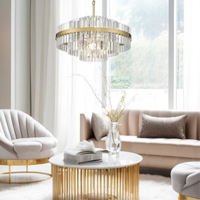 Zuma Line P0567-16A-2GAC - Csillár láncon CONSTANTINOPLE 16xG9/28W/230V arany