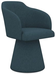 Petróleum színű kárpitozott étkezőfotel Kanoa – Makamii