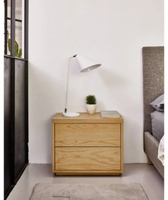 Natúr színű éjjeliszekrény Abilen – Kave Home