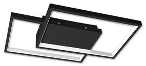 Illumaxx Dimmelhető LED mennyezeti lámpatest LED/45W/230V 3000-6500K fekete + távirányító OS0049