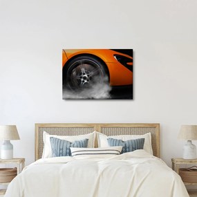 Kép - Narancssárga sportautó (70x50 cm)