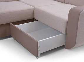 Sarokkanapé Istar U (fekete) (J). 630093