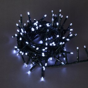 Girland 600 Led Kültéri Lámpa Fehér Hideg 8 Funkciós 1500X4 CM