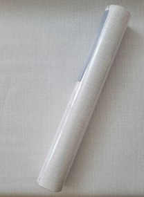 Fali tapéta, szürke dekoratív háttér, finom csík, ezüst csillámok, 187501