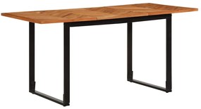 tömör akácfa étkezőasztal 160 x 80 x 75 cm