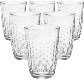 Bormioli Rocco Glit 6 db-os pohárkészlet, 380 ml, 380 ml