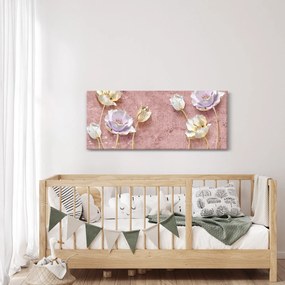 Virágok képe (120x50 cm)
