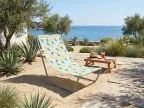 Összecsukható strandágy SAND PINEAPPLE, színes kivitelом