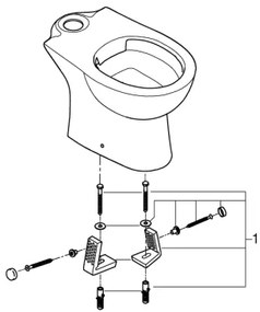 GROHE 39349000 - Álló mosdó BAU CERAMIC 356 × 600 × 400 mm kerámia/fehér