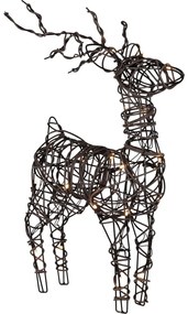 Barna elemmel működő álló karácsonyi fénydekoráció Vixen – Star Trading