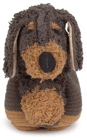 Sötétbarna textil játéktároló kosár 59x16x23 cm Sparky – Lorena Canals