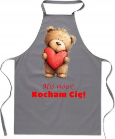 Konyhai kötény Ajándék Valentin napra Maci azt mondja Szeretlek