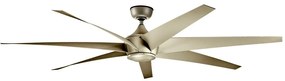 Kichler KLF-LEHR-80-AS - Mennyezeti ventilátor LEHR IP44 + távirányítás