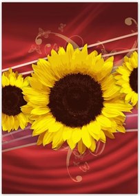 Poszterek A5 Pion Napfény absztrakt