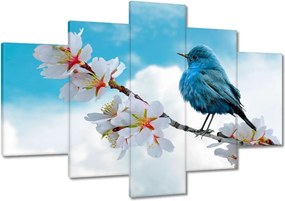 Vászonkép 120x80 Madár az ágon Finom k