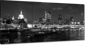 Festmények 120x60 London éjszakai tájkép