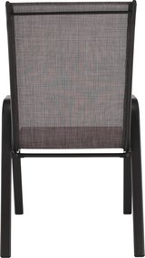 Rakásolható szék, barna melír/barna, ALDERA