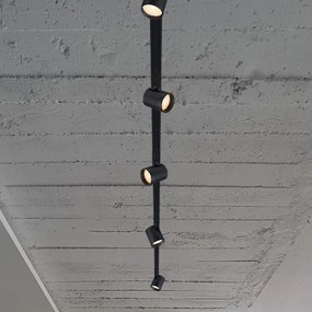 RENDL IRIS 7 pro jednookr. lištu černá 230V LED 10W 24° 3000K