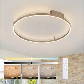 Brilagi - PORTOFINO LED dimmelhető lámpatest, 60W/230V, átmérő 80 cm, bézs + távirányító