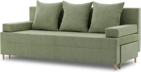 Fireze kanapé, kordbársony, zöld