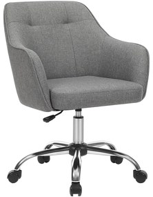 Irodai szék, állítható magasságú számítógépes szék, szürke | SONGMICS