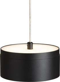 RENDL SFERA DIMM závěsná černá 230V LED 15+9W 3000K