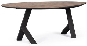 LEAF modern étkezőasztal - 200cm - tölgy