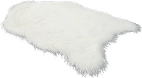 Műszőrme, fehér, 60x90, EBONY TYP 1