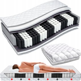 Matrac 90x200cm Kókusz H3/H3 16cm T25 Szellőző Kényelmes Szállodai Otthon