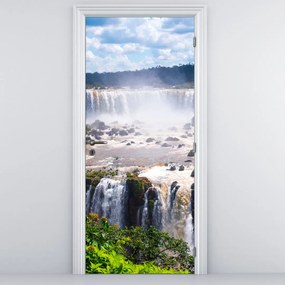 Fotótapéta ajtóra - Vízesések, Iguassu (95x205cm)