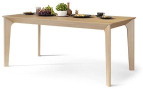 Mazzoni BARI Természetes Tölgy 180x90 cm (+2 db 45 cm-es bővítőlap) - 270 CM-IG BŐVÍTHETŐ JAPÁN/SKANDINÁV STÍLUSÚ FA ASZTAL