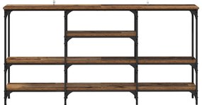 Konzolasztal polcokkal Régi fa 160 x 29 x 80 cm Faanyag