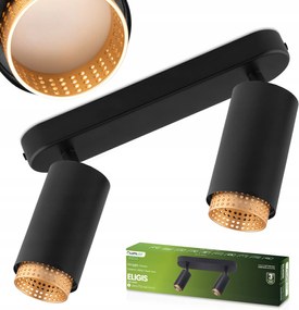 Mennyezeti lámpa Halogén fali lámpatest Led spotlámpa 2x GU10 Arany