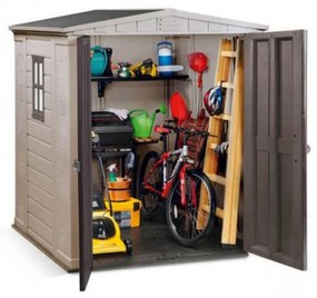 FACTOR 6x6 kerti ház, beige-taupe színben