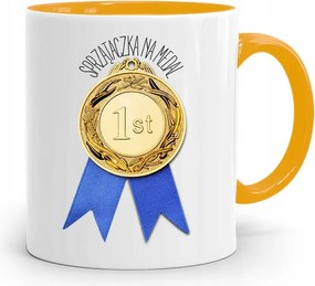 Takarítónőnek Sárga Bögre Születésnapi Ajándék fényképes nyomtatással