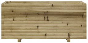 impregnált fenyőfa kerti virágláda 110 x 40 x 49,5 cm