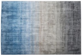 Szürke és kék szőnyeg 140 x 200 cm ERCIS Beliani