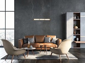 Italux modern függeszték sanpo fekete átlátszó itxpnd-26384-3-gd-cl
