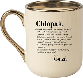 Bögre Elegáns Bézs Arany Rant Vicces Ajándék Fiú